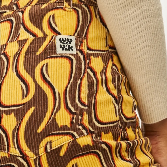 NWT Lucy and Yak - yellow and brown cords size 30 - Picture 3 of 10